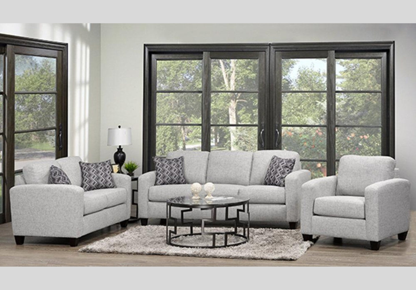 Lyons Charcoal Sofa Collection - 1775