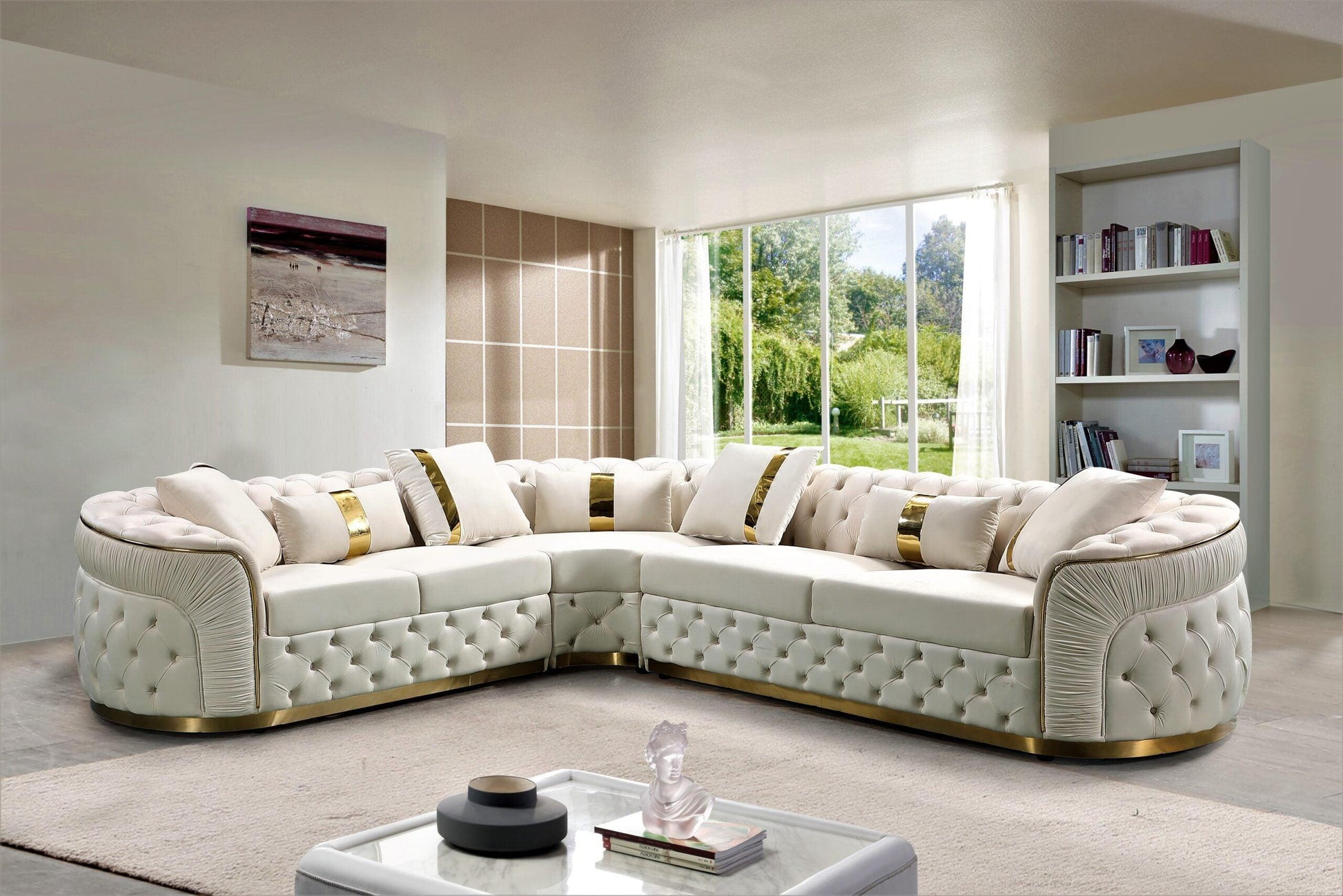 GL 6035 MAXWELL BEIGE - Furniture Empire