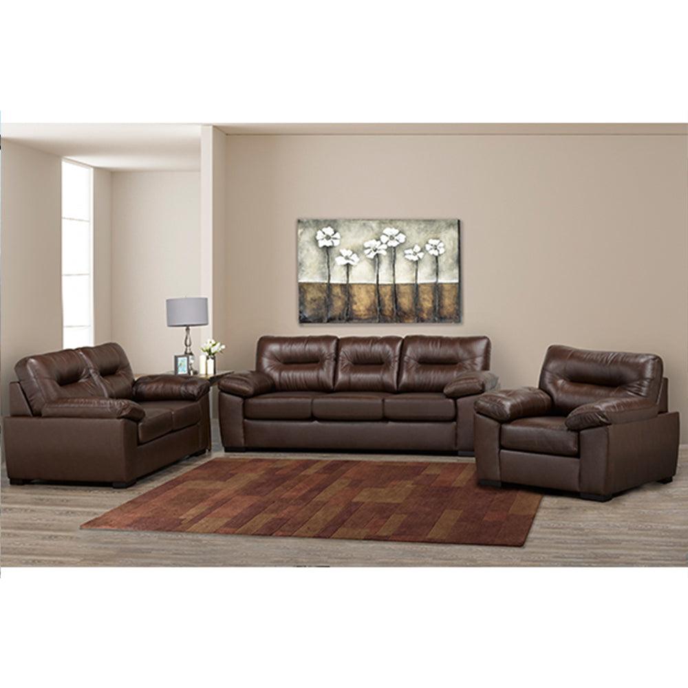 4060 Canadian Made Sofa Set in Genuine Leather - Furniture Empire