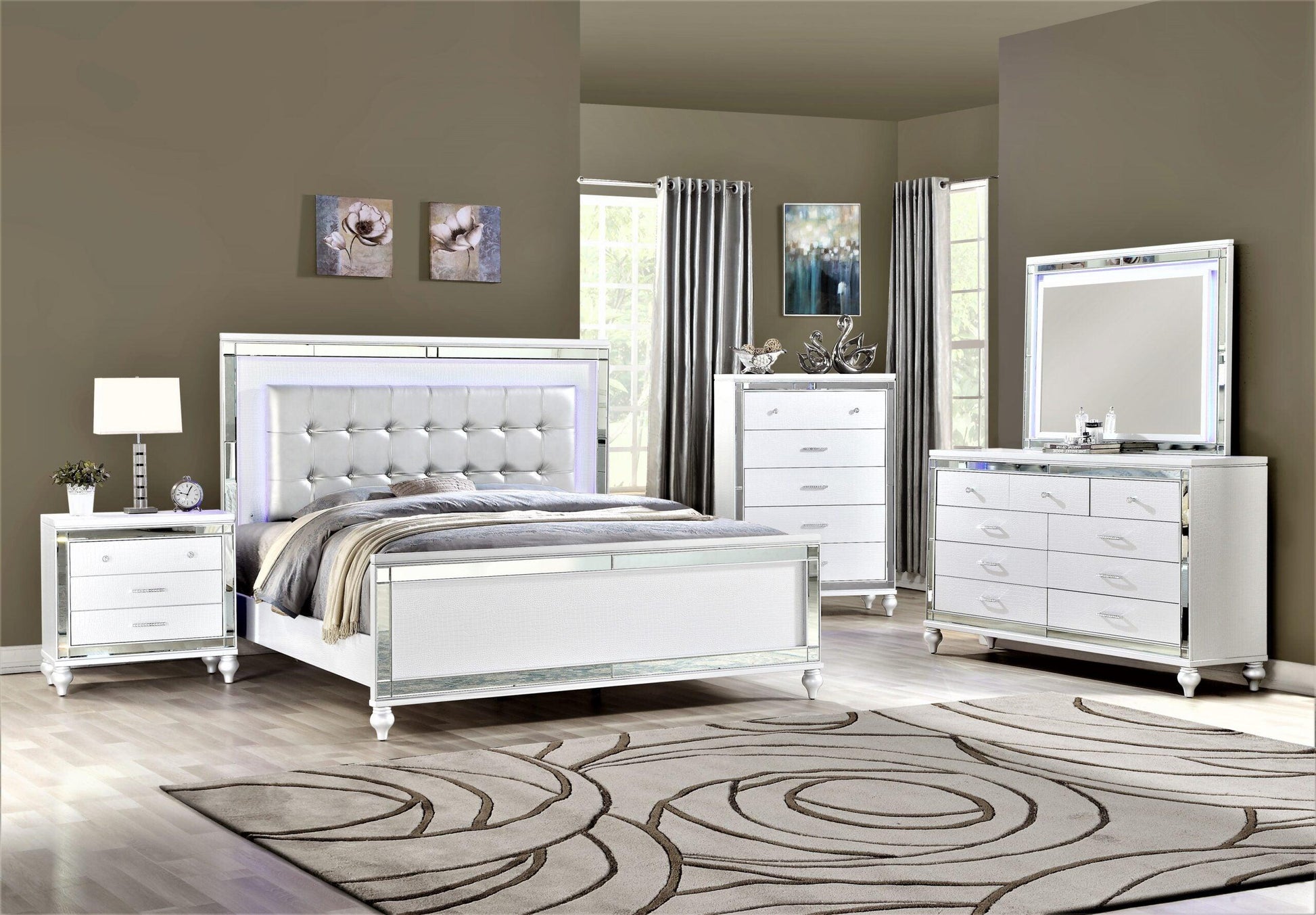 Valentino Bedroom Set - Furniture Empire