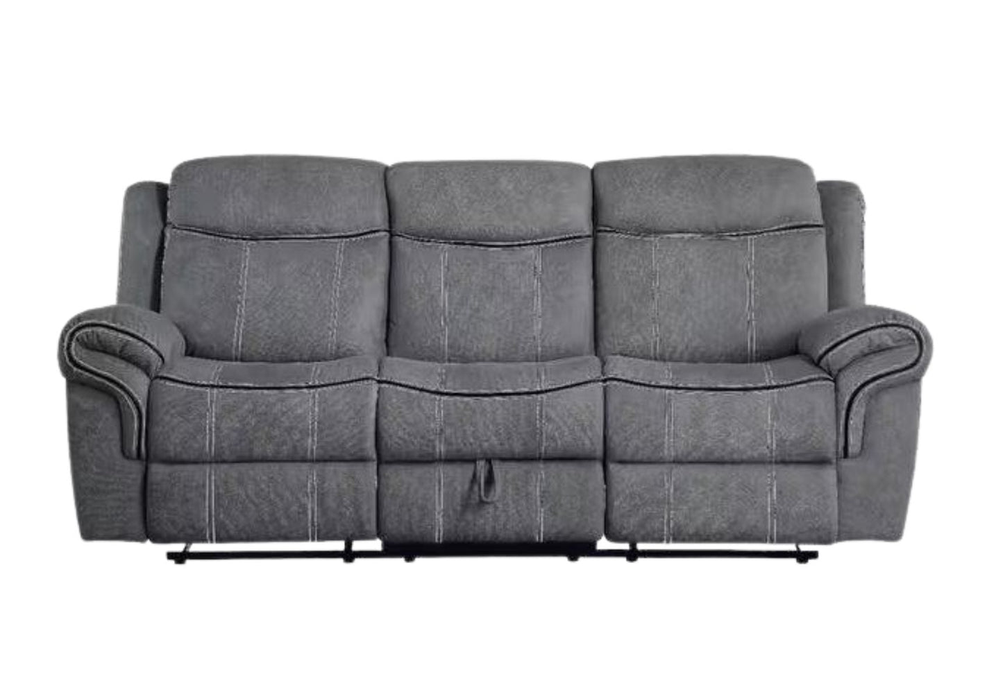 3pcs Fabric Manual Recliner Set - 0028