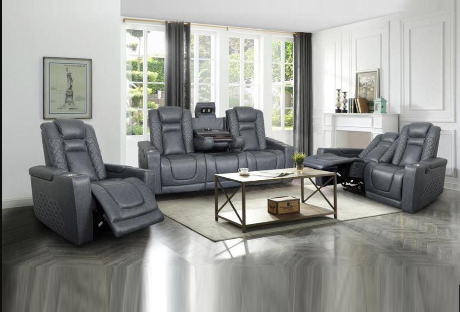 Inox Recliner Set - Furniture Empire