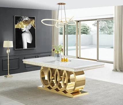 Audi Design Dining Table Set - Furniture Empire