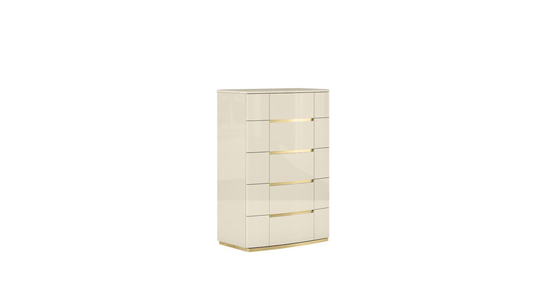 Beige Lacquer - 1491 Sienna Bedroom Set - Dreamland Home Furnishing
