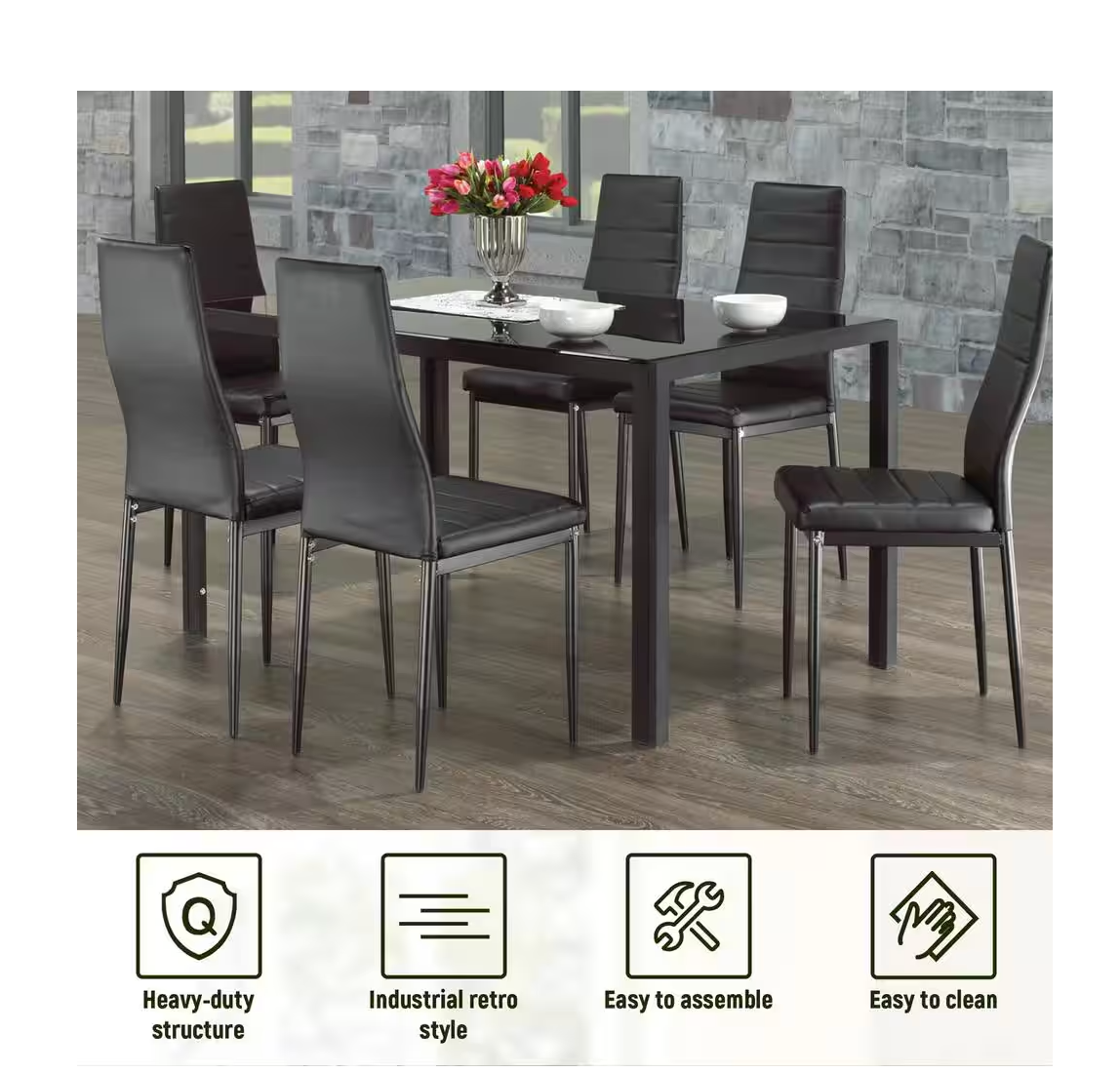 7-Piece Dinette Set - T- 5054