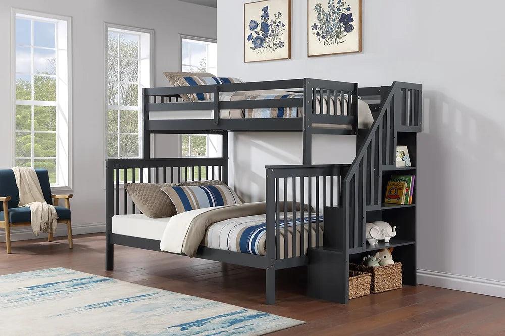 High-Quality Solid Wood Bunk Beds - B-1850/51/52