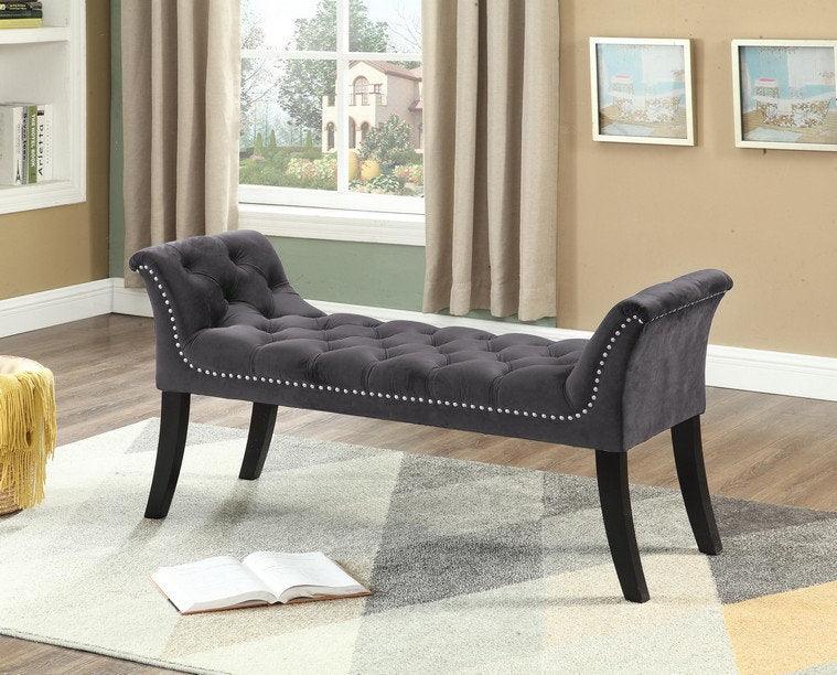 Elegant Velvet Bench - IF-6230-6231-6232-6233 - Dreamland Home Furnishing