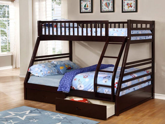 Twin Over Twin Bunk Beds - B-117 E/G/W/H