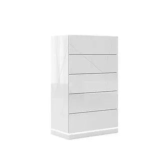 Modern Designer Bedroom White Set – Taylor - Furniture Empire