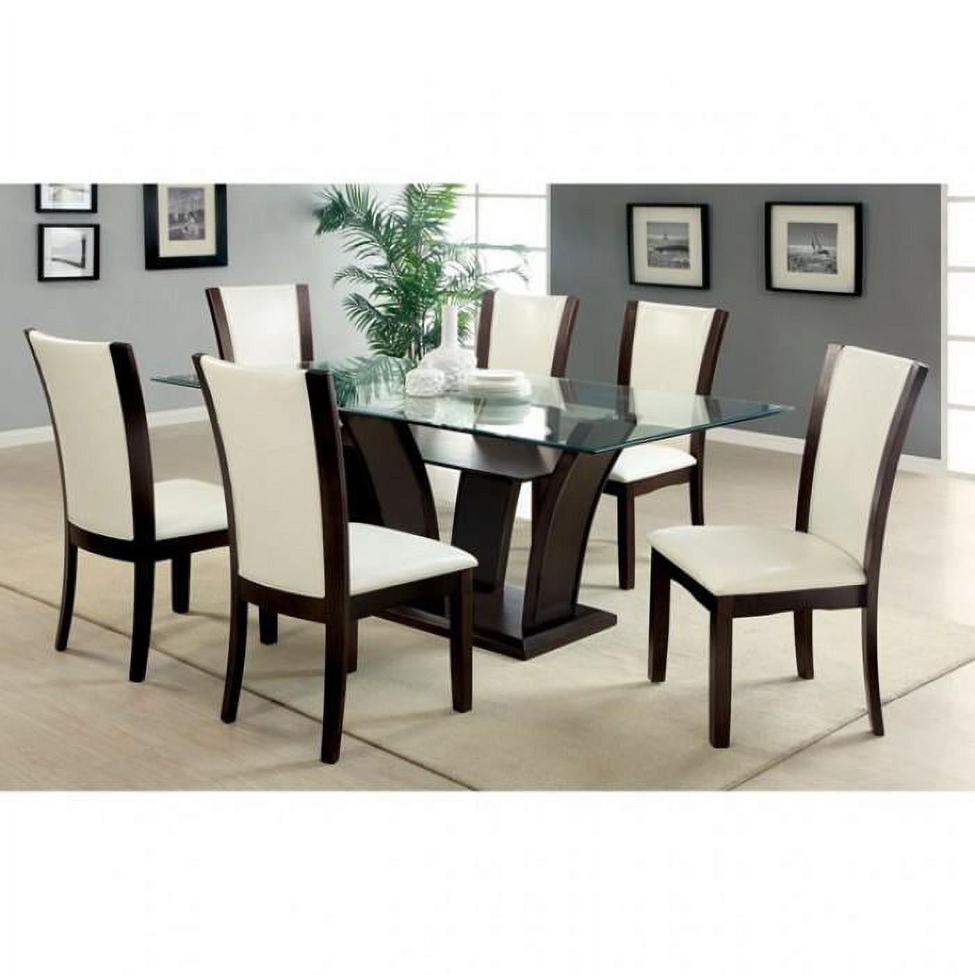 Vienna Kate Glass Top Dining Set