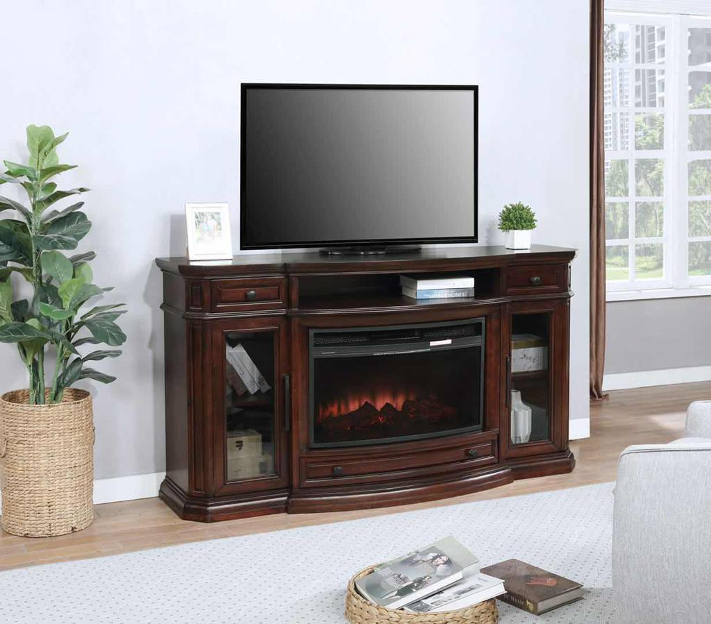 TV Stand + Fireplace